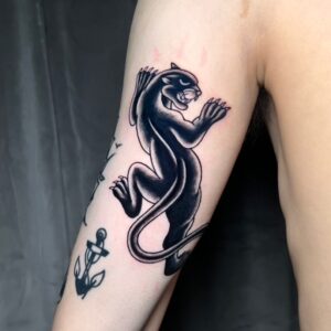 パンサーのタトゥーの写真