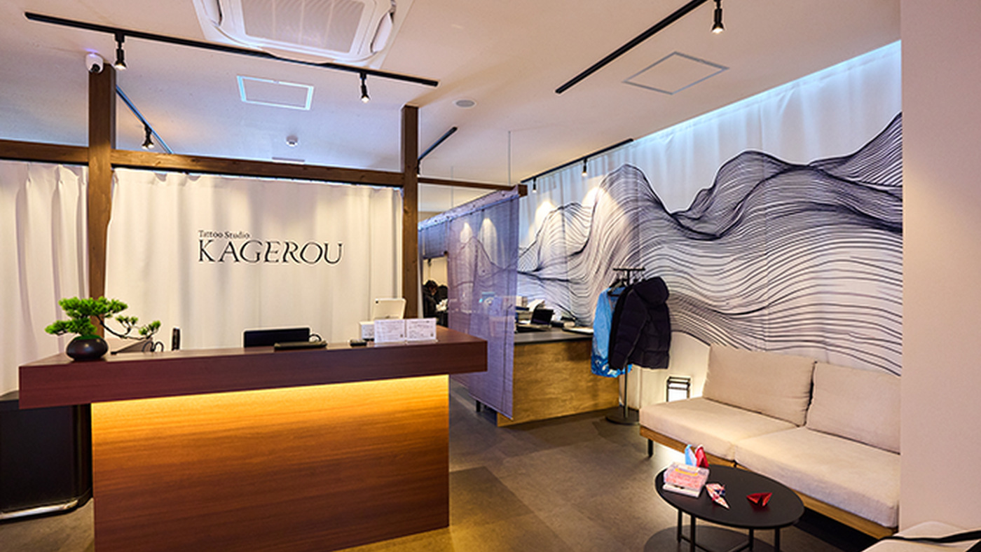 Tattoo Studio KAGEROUの施術環境